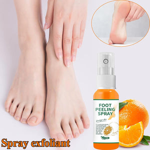 Spray exfoliant pour les pieds