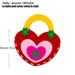 Paquet de matériel de sac fait main bricolage pour enfants