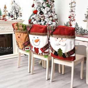 💥Jolie housse de chaise sur le thème de Noël🎄