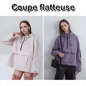 💦Veste femme trois en un imperméable, anti-pluie, coupe-vent et anti-froid