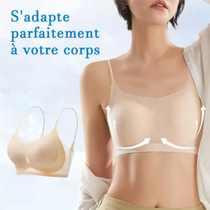Soutien-gorge sans coutures en soie glacée pour l'été
