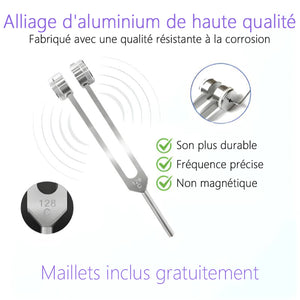 L'instrument thérapeutique 128 Hz | Soulagement naturel de la douleur et du stress