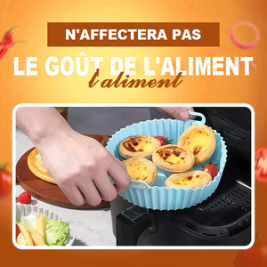 Plat de cuisson pour friteuse à air en silicone