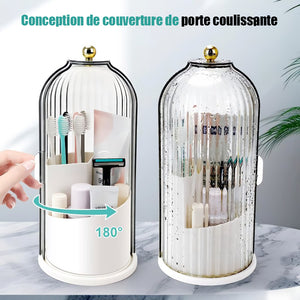 ✨Organisateur de brosses à dents à couvercle coulissant