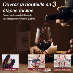 Ensemble ouvre-bouteille pour les amateurs de vin