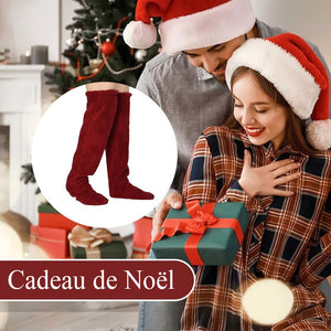 💕Chaussettes hautes en polaire veloutée pour Noël❄️🎅