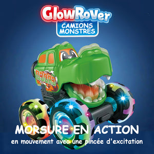 Jouet camion dinosaure Press & Go avec lumière activée par le mouvement