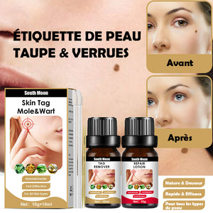 Ensemble de lotions puissante contre les verrues