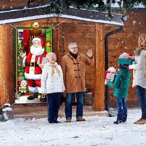 Couverture de porte de décoration de Noël