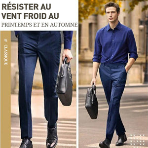 Pantalon classique à haute élasticité pour hommes