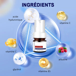 Crème blanchissante et anti-taches de rousseur à la vitamine C