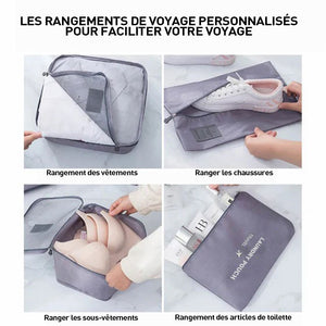 Sac de rangement pour tri vêtements ensemble 6/7 pièces