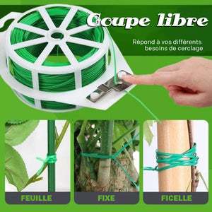 Fil d'attache de jardin (avec lame coupante)