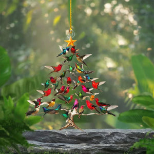 🔥🐦🎄Décoration de Noël avec colibri✨