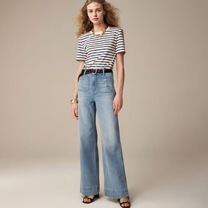 👖Pantalon ample taille haute à jambes larges