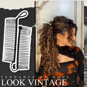 CHEVEUX VINTAGE DANS LA BANANE