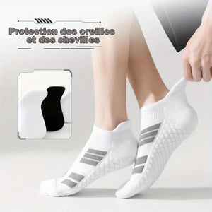 Chaussettes de sport basses respirantes et anti-transpiration pour hommes