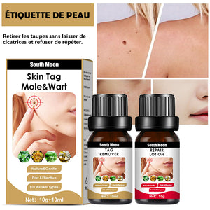 Ensemble de lotions puissante contre les verrues