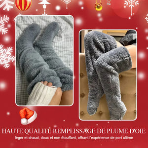 💕Chaussettes hautes en polaire veloutée pour Noël❄️🎅
