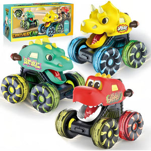 Jouet camion dinosaure Press & Go avec lumière activée par le mouvement