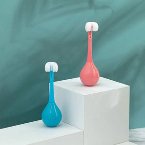 Brosse à dents 3D à trois faces pour enfants