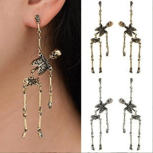 🔥Boucles d'oreilles squelette en or
