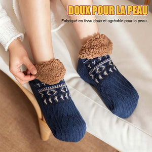 🧦 Chaussettes de sol Jacquard – Une chaleur douillette à chaque pas