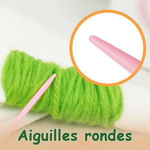 Ensemble de poupées à broder DIY de Noël