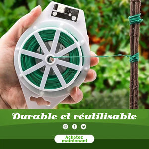 Fil d'attache de jardin (avec lame coupante)