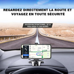 Support de téléphone universel rotatif à 360° pour voiture