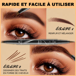 Crayon à sourcils waterproof 2 en 1