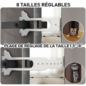 Cale-porte flexible pour chat et chien