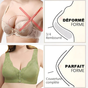 Soutien-gorge boutonné sur devant confortable et pratique