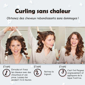 Outils pour boucler les cheveux sans chauffage