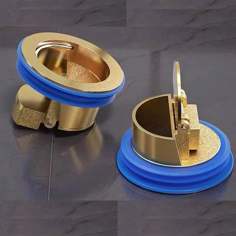 Noyau De Vidange De Sol En Laiton Anti-odeur - 45x42 Mm - Valve Unidirectionnelle, Anti-refoulement - Pour Salle De Bain, Cuisine - 9