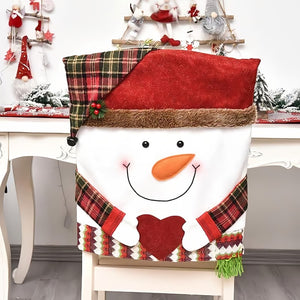 💥Jolie housse de chaise sur le thème de Noël🎄
