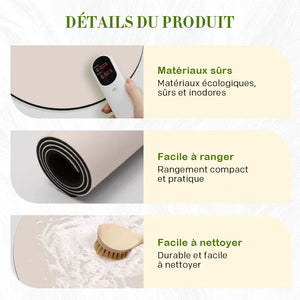 🏠Nouveau produit 2025🦚 Tapis paon antidérapant à séchage rapide