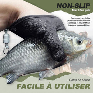 Gants de pêche antidérapants, protection des mains pour attraper du poisson