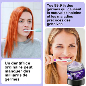 Poudre minérale pour restauration dentaire
