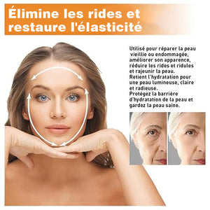 Nouvel ensemble d'essences de soin de la peau à action rapide au collagène