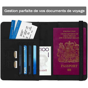 Portefeuille de voyage titulaire d'un passeport