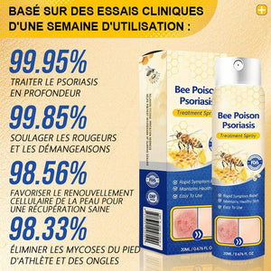 Spray contre le psoriasis au venin d'abeille