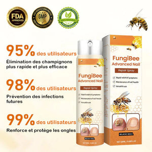 Spray réparateur d'ongles au venin d'abeille
