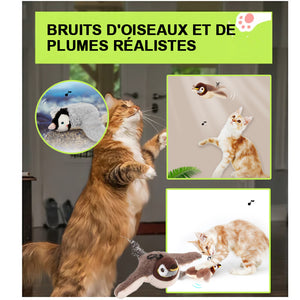 Jouet électrique pour oiseau et chat, simulation sonore