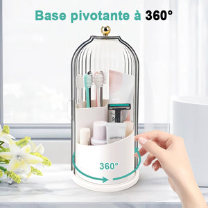 ✨Organisateur de brosses à dents à couvercle coulissant