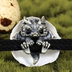 🐲🎁Bracelet dragon en argent mignon