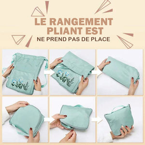 Sac de yoga simple brodé avec cordon de serrage