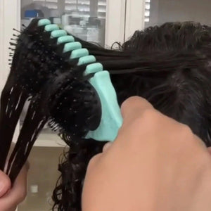 Peigne pour les cheveux bouclés