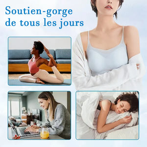 Soutien-gorge sans coutures en soie glacée pour l'été