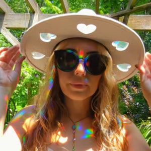Chapeau de paille de cow-boy Prism